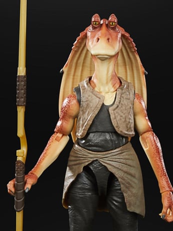 Star Wars 50th Anniversary The Black Series 6" Jar Jar Binks (The Phantom Menace) Gallery Image 2