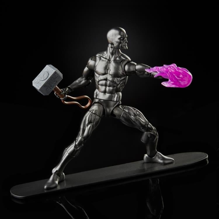 Silver Surfer Marvel Legends Obsidian Surfer Action Figure Gallery Image 4