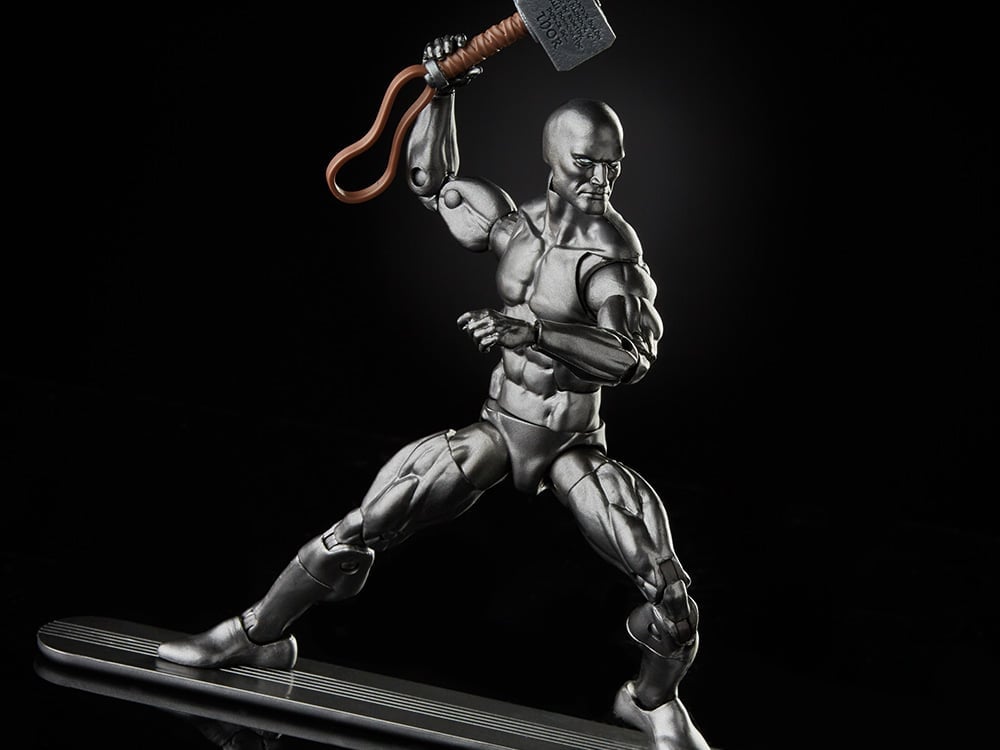 アメコミ MARVELLEGENDSSILVERSURFER OBSIDIANSURFER Silver Surfer Marvel Legends Obsidian Surfer Action Figure