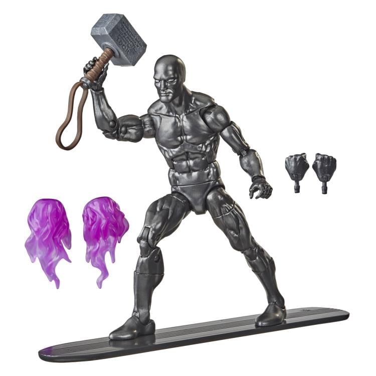 Silver Surfer Marvel Legends Obsidian Surfer Action Figure Gallery Image 8