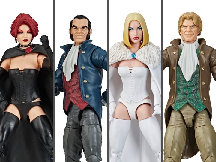 Marvel Legends The Hellfire Club SDCC 2020 Exclusive Action Figure Four-Pack Gallery Image 1