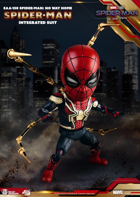 Spider-Man: No Way Home Egg Attack Action EAA-150 Spider-Man Integrated Suit Gallery Image 4