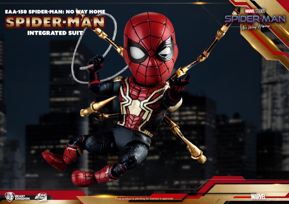 Spider-Man: No Way Home Egg Attack Action EAA-150 Spider-Man Integrated Suit Gallery Image 7