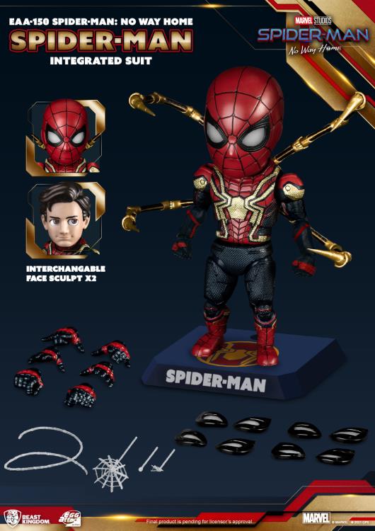 Spider-Man: No Way Home Egg Attack Action EAA-150 Spider-Man Integrated Suit Gallery Image 9