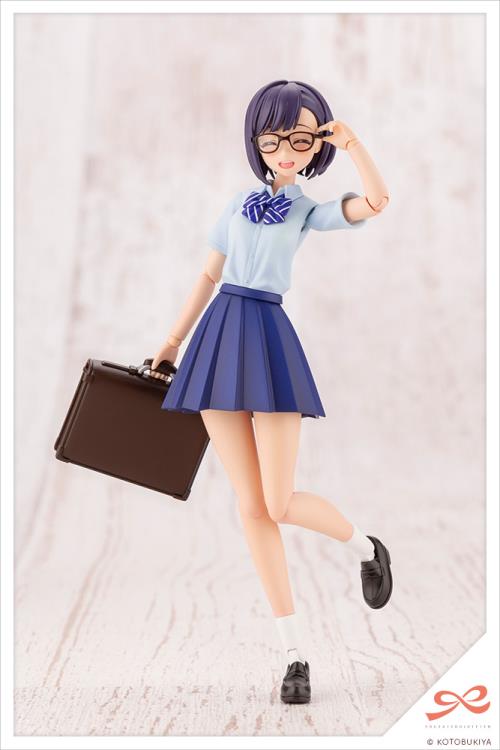 Sousai Shoujo Teien Touou High School Summer Clothes Koyomi Takanashi (Dreaming Style True Sapphire Ver.) 1/10 Scale Model Kit Gallery Image 6
