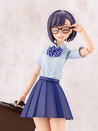 Sousai Shoujo Teien Touou High School Summer Clothes Koyomi Takanashi (Dreaming Style True Sapphire Ver.) 1/10 Scale Model Kit Gallery Image 2