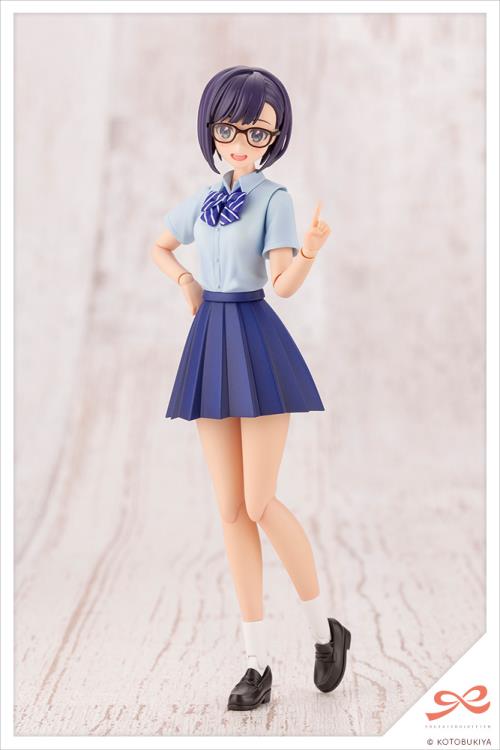 Sousai Shoujo Teien Touou High School Summer Clothes Koyomi Takanashi (Dreaming Style True Sapphire Ver.) 1/10 Scale Model Kit Gallery Image 5
