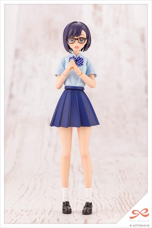 Sousai Shoujo Teien Touou High School Summer Clothes Koyomi Takanashi (Dreaming Style True Sapphire Ver.) 1/10 Scale Model Kit Gallery Image 7