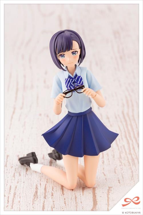Sousai Shoujo Teien Touou High School Summer Clothes Koyomi Takanashi (Dreaming Style True Sapphire Ver.) 1/10 Scale Model Kit Gallery Image 10