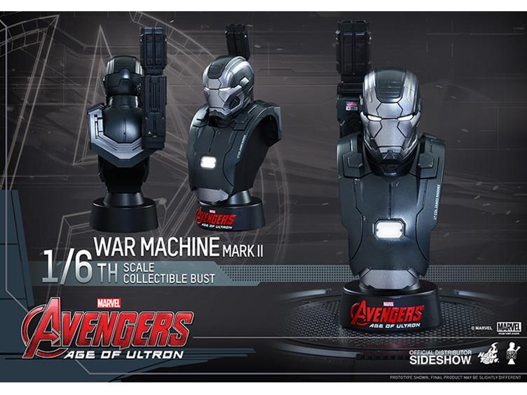 Avengers: Age of Ultron HTB31 War Machine Mark II 1/6th Scale Collectible Bust Gallery Image 1