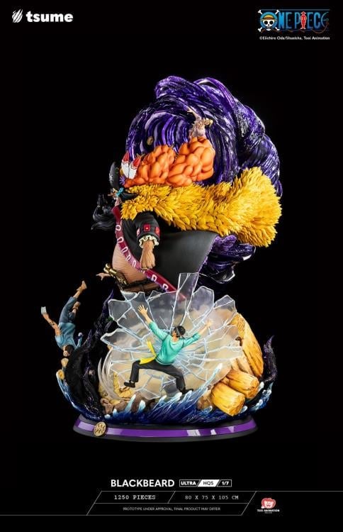 One Piece ULTRA HQS Blackbeard 1/7 Scale Limited Edition Statue