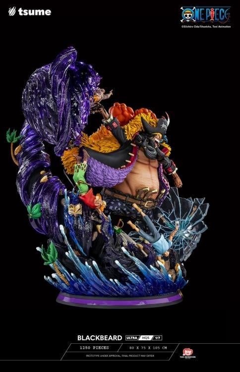 One Piece ULTRA HQS Blackbeard 1/7 Scale Limited Edition Statue