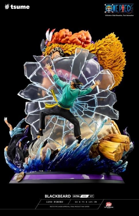 One Piece ULTRA HQS Blackbeard 1/7 Scale Limited Edition Statue