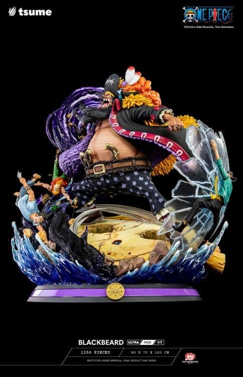 One Piece ULTRA HQS Blackbeard 1/7 Scale Limited Edition Statue