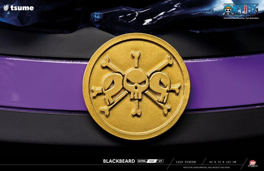 One Piece ULTRA HQS Blackbeard 1/7 Scale Limited Edition Statue Gallery Image 32
