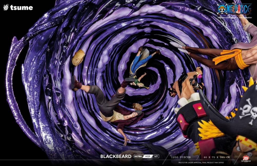 One Piece ULTRA HQS Blackbeard 1/7 Scale Limited Edition Statue Gallery Image 22