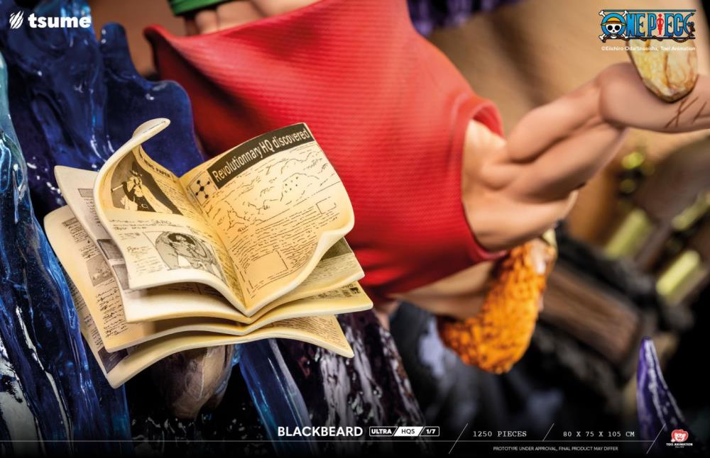One Piece ULTRA HQS Blackbeard 1/7 Scale Limited Edition Statue Gallery Image 25
