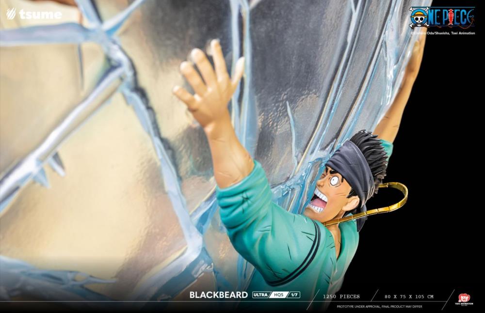 One Piece ULTRA HQS Blackbeard 1/7 Scale Limited Edition Statue Gallery Image 24