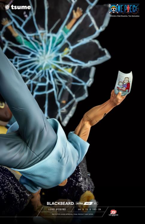 One Piece ULTRA HQS Blackbeard 1/7 Scale Limited Edition Statue Gallery Image 27