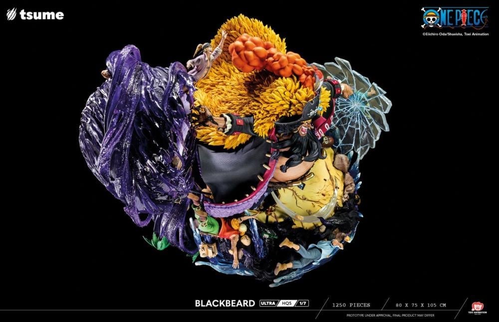 One Piece ULTRA HQS Blackbeard 1/7 Scale Limited Edition Statue
