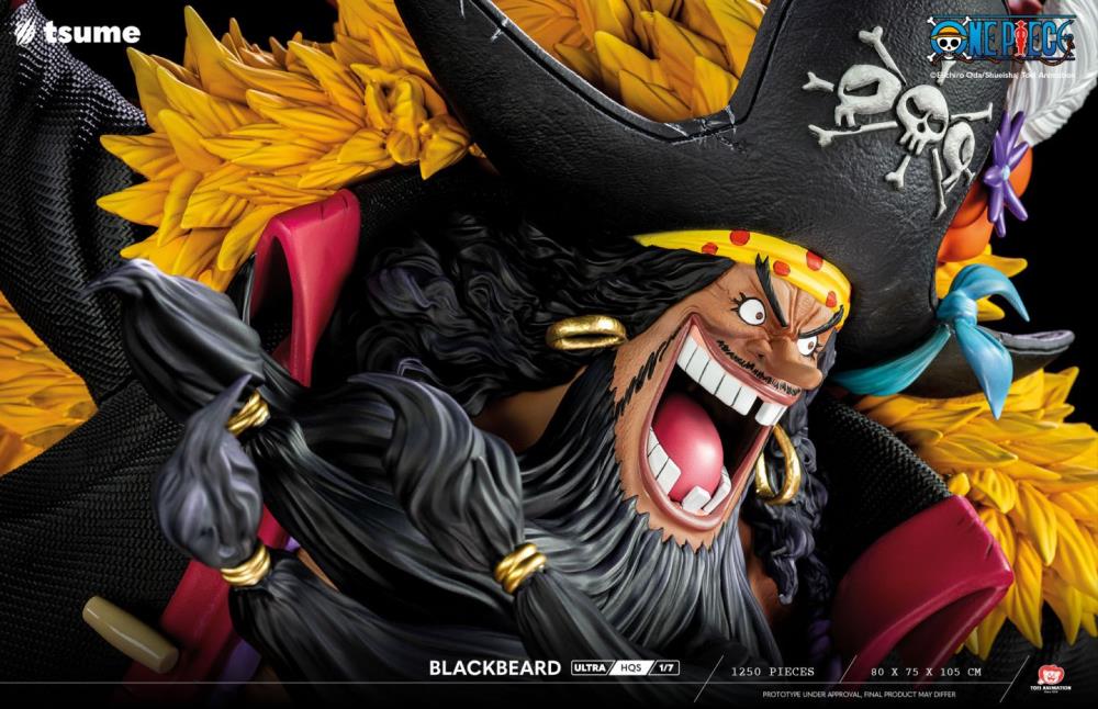 One Piece ULTRA HQS Blackbeard 1/7 Scale Limited Edition Statue