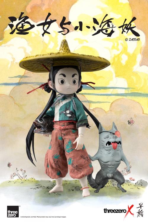 Zao Dao Fishergirl and Little Sea Elf (Standard Edition) 1/6 Scale Figure Set Gallery Image 6