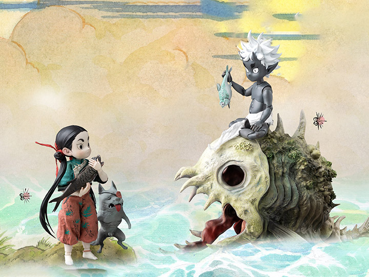 Zao Dao Fishergirl and Little Sea Elf (Deluxe Edition) 1/6 Scale Figure Set Gallery Image 1