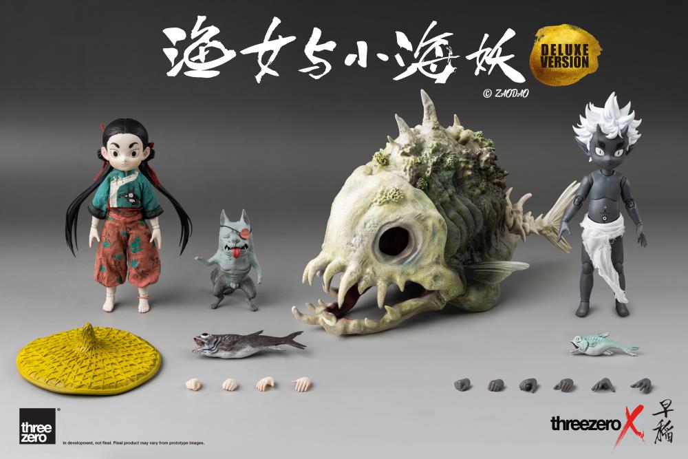 Zao Dao Fishergirl and Little Sea Elf (Deluxe Edition) 1/6 Scale Figure Set Gallery Image 22