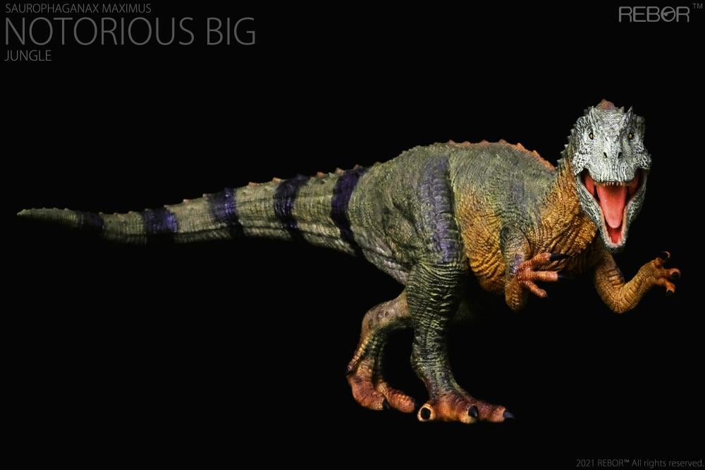 Saurophaganax maximus "Notorious Big" (Jungle Variant) Museum Class 1/35 Scale Replica Gallery Image 4