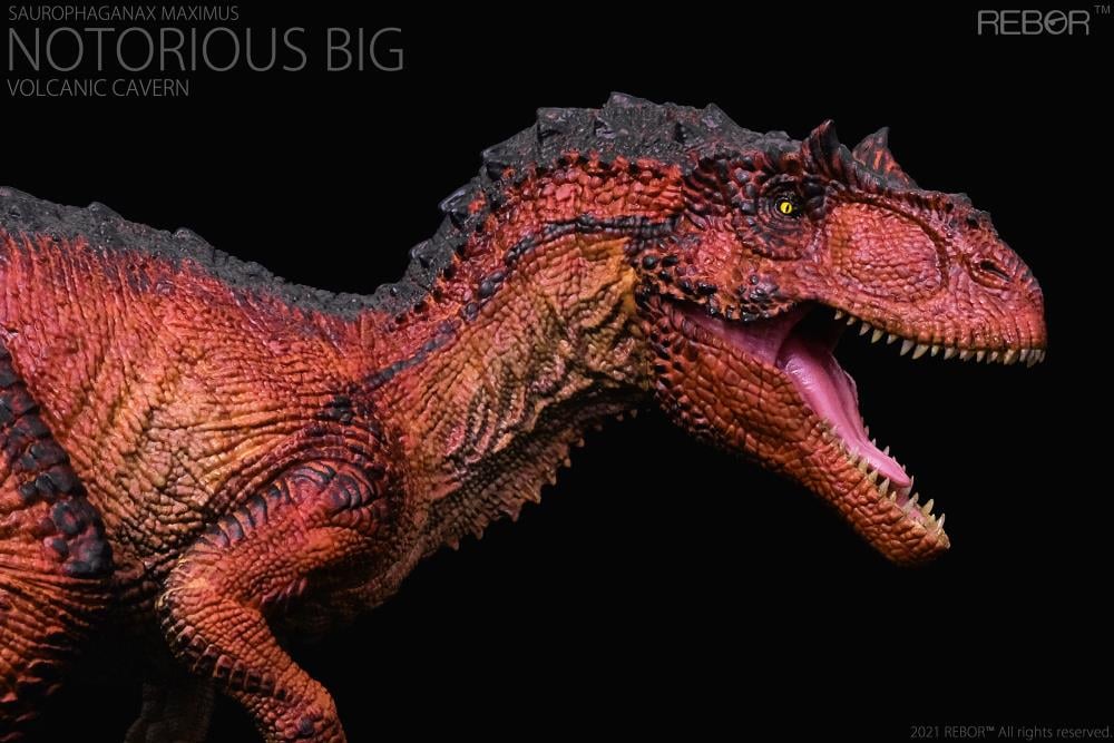 Saurophaganax maximus "Notorious Big" (Volcanic Cavern Variant) Museum Class 1/35 Scale Replica Gallery Image 7