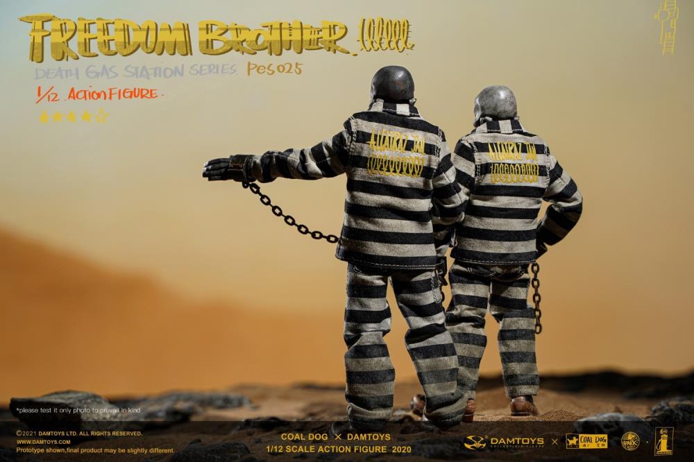 Death Gas Station Freedom Brothers 1/12 Scale Figure Set Gallery Image 15