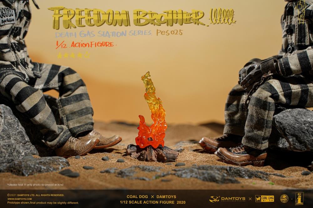 Death Gas Station Freedom Brothers 1/12 Scale Figure Set Gallery Image 16