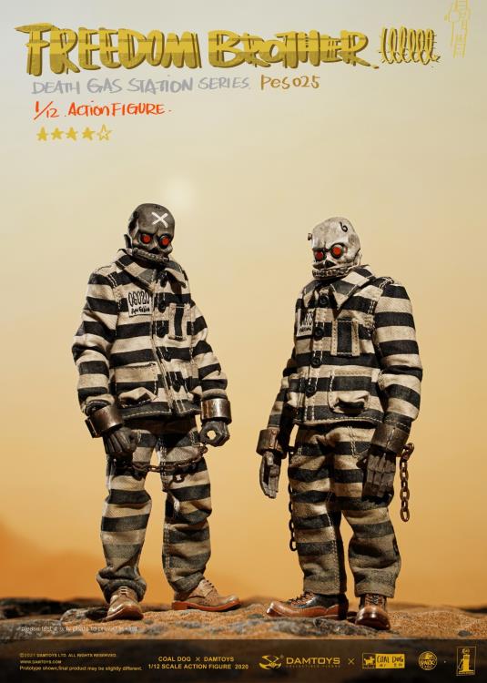 Death Gas Station Freedom Brothers 1/12 Scale Figure Set Gallery Image 3