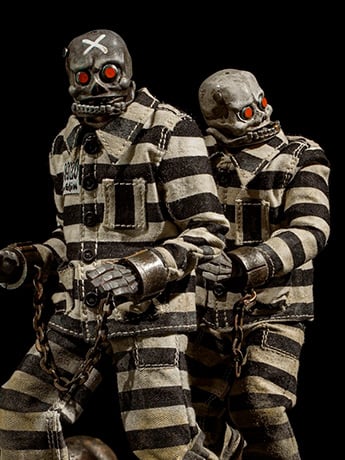Death Gas Station Freedom Brothers 1/12 Scale Figure Set Gallery Image 2