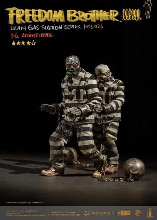 Death Gas Station Freedom Brothers 1/12 Scale Figure Set Gallery Image 8