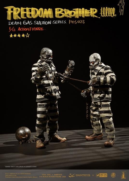 Death Gas Station Freedom Brothers 1/12 Scale Figure Set Gallery Image 6