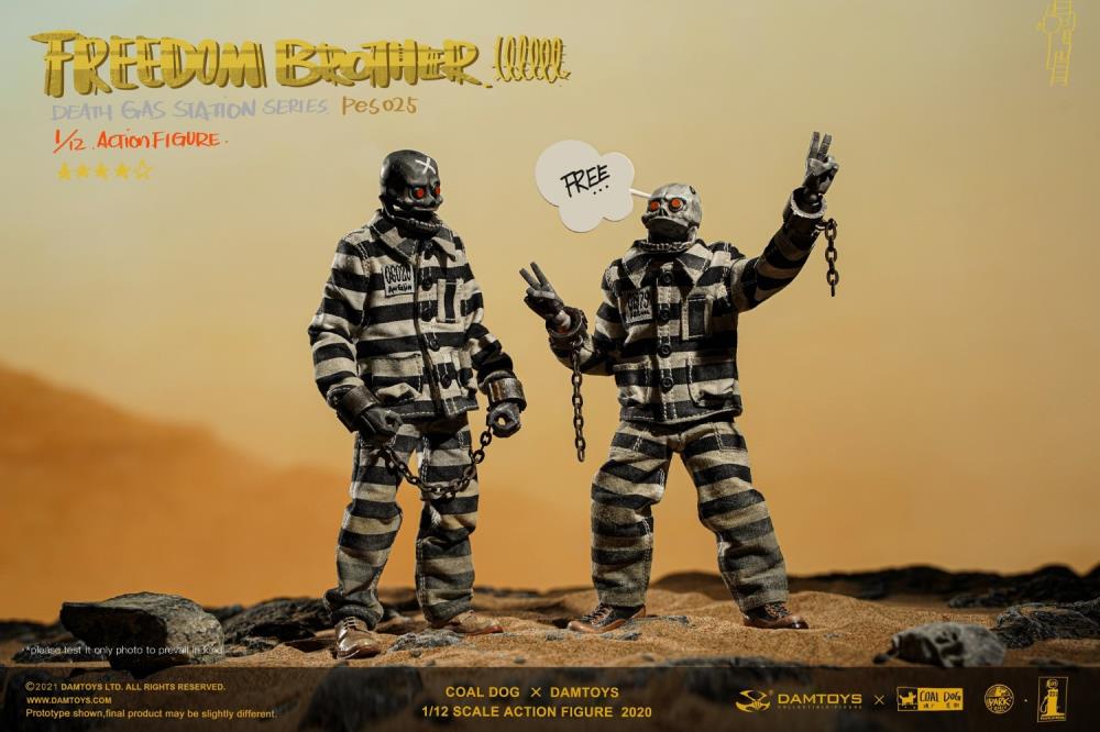 Death Gas Station Freedom Brothers 1/12 Scale Figure Set Gallery Image 14