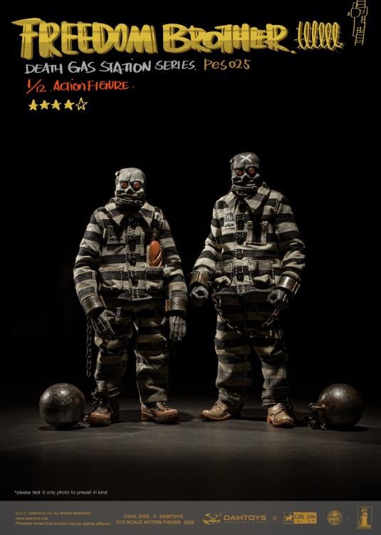 Death Gas Station Freedom Brothers 1/12 Scale Figure Set Gallery Image 5