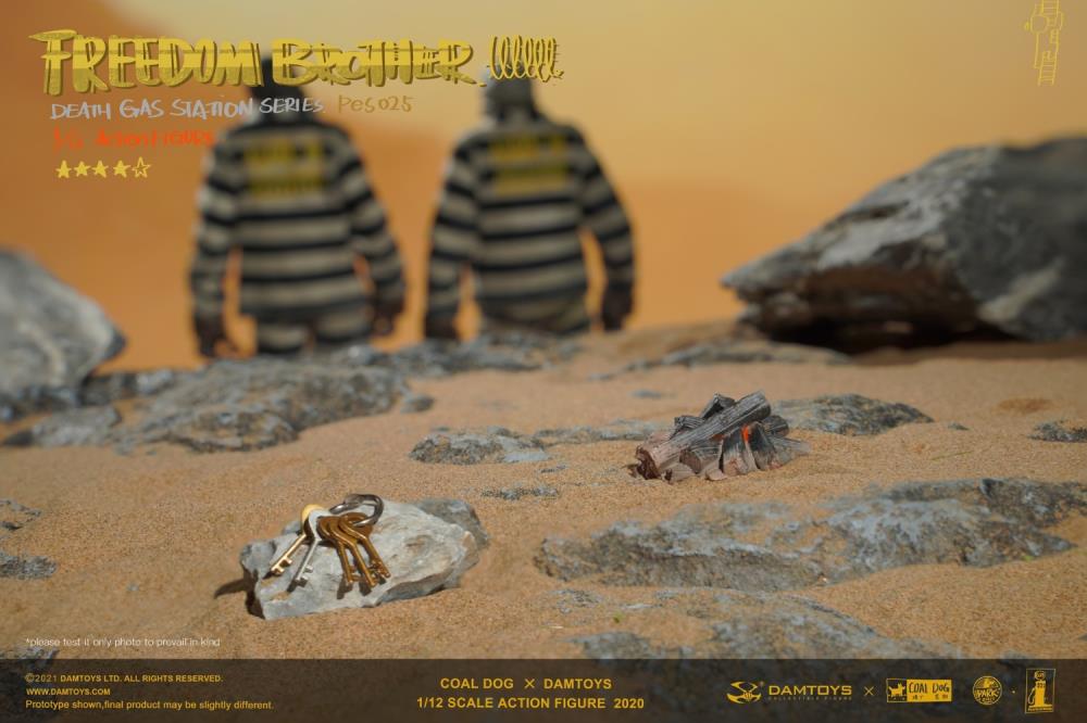 Death Gas Station Freedom Brothers 1/12 Scale Figure Set Gallery Image 13