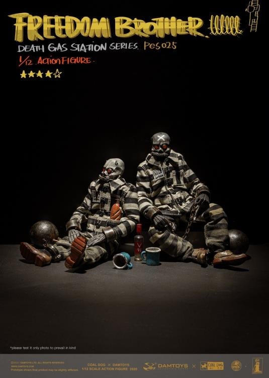 Death Gas Station Freedom Brothers 1/12 Scale Figure Set Gallery Image 4