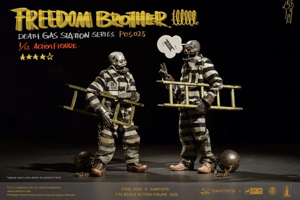 Death Gas Station Freedom Brothers 1/12 Scale Figure Set Gallery Image 10
