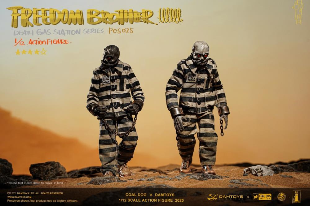 Death Gas Station Freedom Brothers 1/12 Scale Figure Set Gallery Image 12