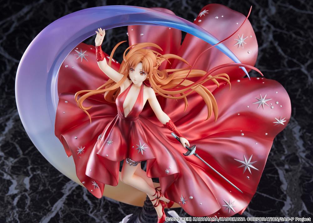 Sword Art Online: Progressive - Aria of a Starless Night Asuna (Crystal Dress Ver.) 1/7 Scale Shibuya Scramble Figure Gallery Image 8