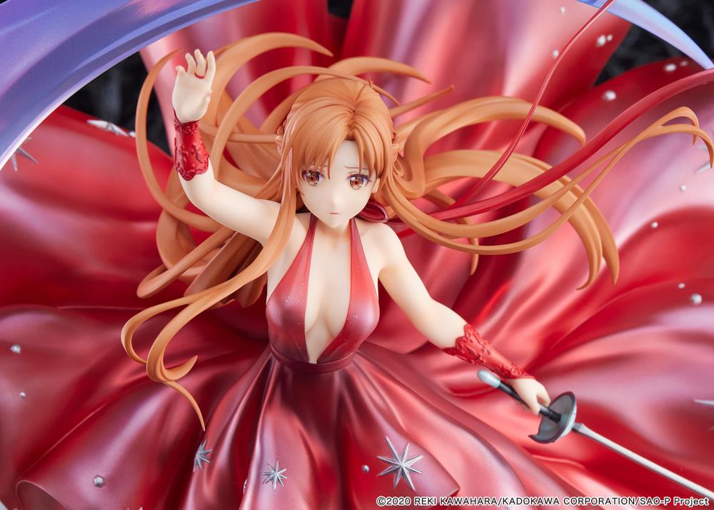Sword Art Online: Progressive - Aria of a Starless Night Asuna (Crystal Dress Ver.) 1/7 Scale Shibuya Scramble Figure Gallery Image 9