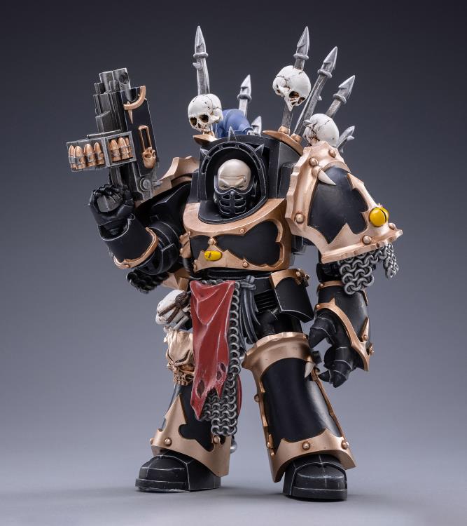 Warhammer 40K Black Legion Chaos Terminator Brother Bathalorr 1/18 Scale Figure Gallery Image 3