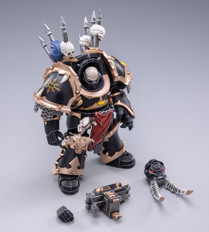 Warhammer 40K Black Legion Chaos Terminator Brother Bathalorr 1/18 Scale Figure Gallery Image 7