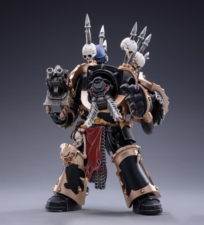 Warhammer 40K Black Legion Chaos Terminator Brother Bathalorr 1/18 Scale Figure Gallery Image 5