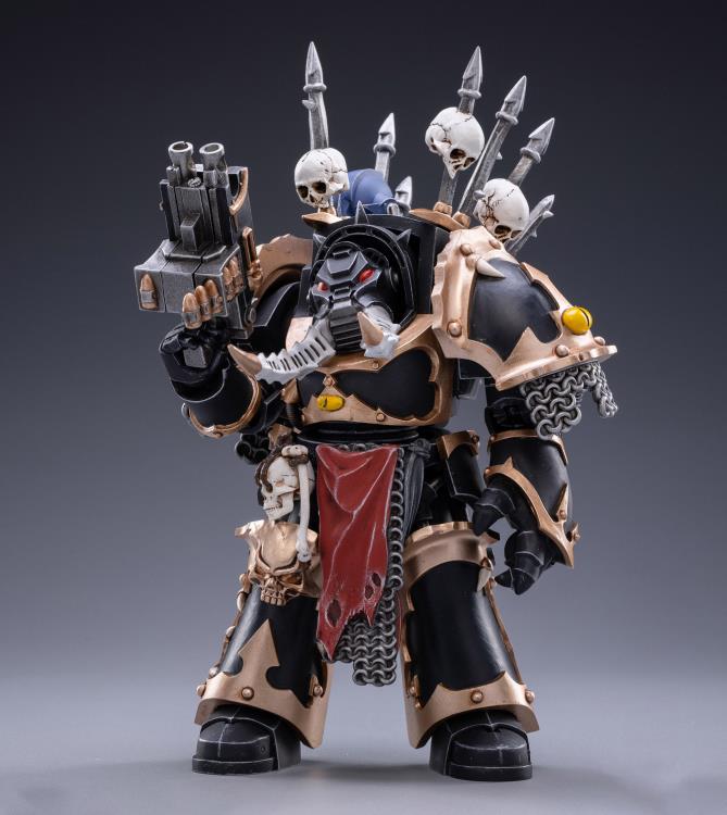 Warhammer 40K Black Legion Chaos Terminator Brother Bathalorr 1/18 Scale Figure Gallery Image 4