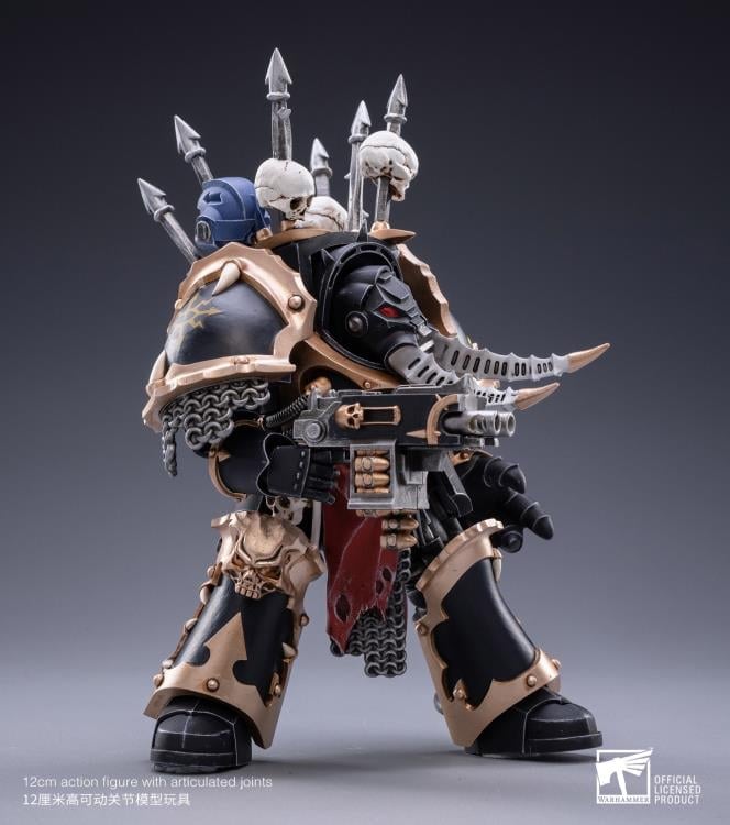 Warhammer 40K Black Legion Chaos Terminator Brother Bathalorr 1/18 Scale Figure Gallery Image 6