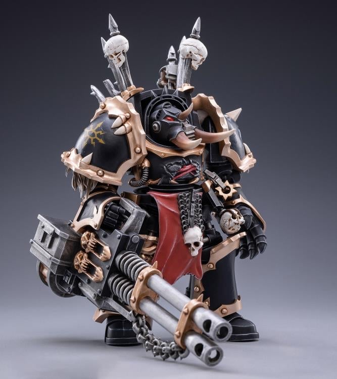 Warhammer 40K Black Legion Chaos Terminator Brother Gornoth 1/18 Scale Figure Gallery Image 7